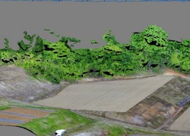 空撮写真から3D化